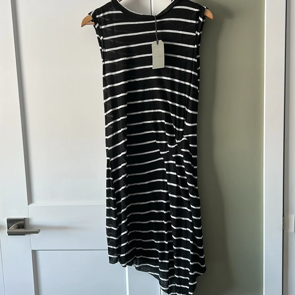 All Saints Duma Asymmetrical Dress - Picture 4 of 12
